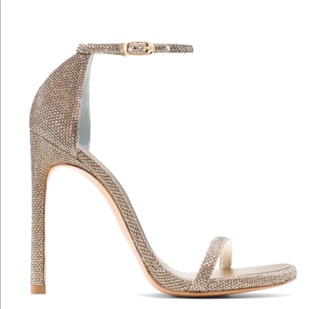The Nudist Sandal in Platinum